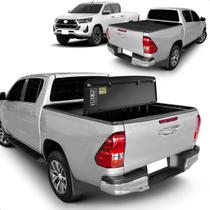 Capota Rígida Dobrável Hilux 2016 a 2025 Cabine Dupla Proteção Flash Fold