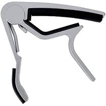 Capotraste Braçadeira Guitarra E Violão Aço E Nylon Prata Dolphin