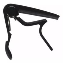 Capotraste Braçadeira Guitarra E Violão Aço E Nylon Preto