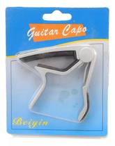 Capotraste Braçadeira Pestana Prata Para Guitarra Violão