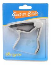 Capotraste Braçadeira Pestana Prata Para Guitarra Violão