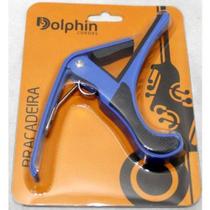 Capotraste/ Braçadeira Violão c/Haste Longa Dolphin 10698AZ