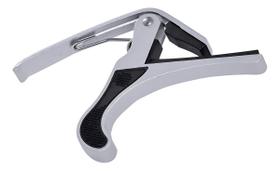 Capotraste Cinza Com Haste Longa Para Violão E Guitarra