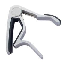 Capotraste Guitarra Alumínio Prata Capo Profissional Mola Forte Ajuste Rápido 50mm Metal Guitar Capo Capotraste Guitarra Alumínio Prata Capo Profissional Mola Forte Ajuste Rápido 50mm Metal Guitar Capo