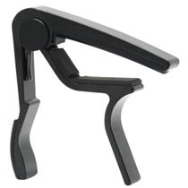 Capotraste Guitarra Alumínio Preto Capo Profissional Mola Forte Ajuste Rápido 50mm Metal Guitar Capo
