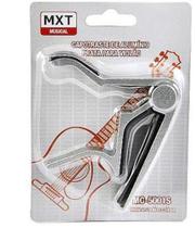 Capotraste MXT Delrin de Alumínio Prata para Violão Capotraste MXT Delrin de Alumínio Prata para Violão