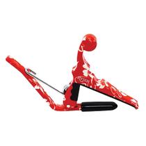 Capotraste para Ukulele Kyser KURHA Red Hibiscus Capotraste para Ukulele Kyser KURHA Red Hibiscus