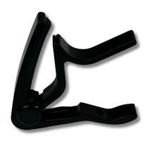 Capotraste para Violão Aço Metal Alumínio Preto Turbo