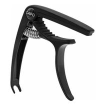 Capotraste Profissional Preto Violão Guitarra Aço Forte