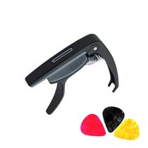 Capotraste Violão e Guitarra com Porta Palheta e Removedor de Pinos