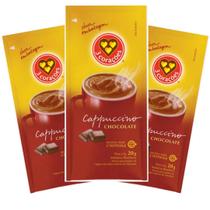 Cappuccino 3 Corações Chocolate Em Sachê 20G - 25 Unidades