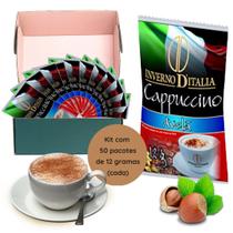Cappuccino avelã - 50 saches de 12 gramas - Inverno DItalia