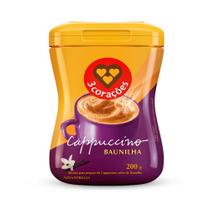 Cappuccino Baunilha 3 Corações Pote 200g