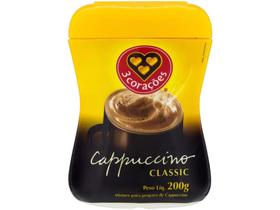 Cappuccino Classic 3 Corações Pote 200g Cappuccino Classic 3 Corações Pote 200g