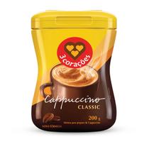 Cappuccino Classic em pó Três Corações Pote com 200g