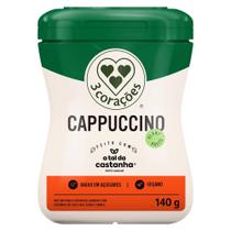 Cappuccino com Leite Vegetal 3 Corações Pote 140g