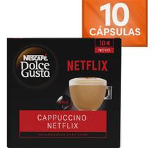 Cappuccino em Cápsula Nescafé Dolce Gusto Netflix caixa 10 unidades 170g Exclusivo - Nestlé