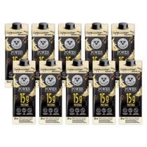 Cappuccino Power Whey Baunilha 3 Corações Kit 10un 250ml
