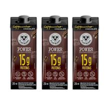 Cappuccino Power Whey Chocolate 3 Corações Kit 3un 250ml Cappuccino Power Whey Chocolate 3 Corações Kit 3un 250ml