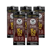 Cappuccino Power Whey Chocolate 3 Corações Kit 5un 250ml Cappuccino Power Whey Chocolate 3 Corações Kit 5un 250ml