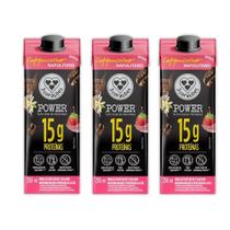 Cappuccino Power Whey Napolitano 3 Corações Kit 3un 250ml