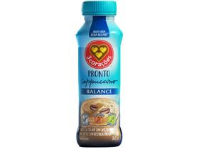 Cappuccino Pronto Balance 3 Corações Zero Lactose 260ml