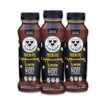 Cappuccino Pronto Power Whey 3 Corações Kit 3 Capucino 260Ml