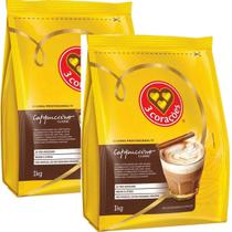 Cappuccino Soluvel 3 Corações Classic 1Kg Vending 2 Pacotes