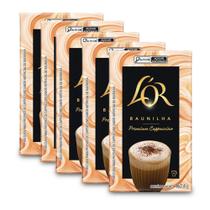 Cappuccino Solúvel LOR Baunilha Kit 5 Caixas de 162,4g
