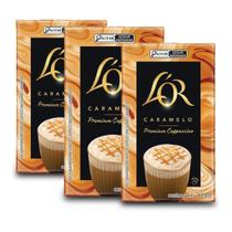 Cappuccino Solúvel Lor Caramelo Kit 3 Caixas De 162,4G