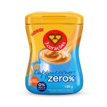 Cappuccino Zero Açúcar e Lactose 3 Corações Pote 180g Cappuccino Zero Açúcar e Lactose 3 Corações Pote 180g
