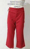 Capri Feminina em tecido com elastano tamanho G Capri Feminina em tecido com elastano tamanho G