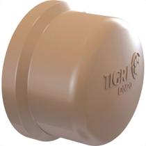 Caps Marrom Tigre Liso Liso 25Mm - Kit C/50 Caps Marrom Tigre Liso Liso 25Mm - Kit C/50