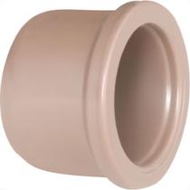 Caps Plastilit PVC Liso Liso 3/4 Marrom - Kit C/50 Unidades