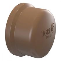 Caps Tigre PVC Liso Liso 1/2 Marrom