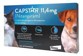 Capstar 11,4mg Para Gatos E Cachorros De 1,0kg A 11,4kg 1 Cp