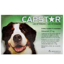 Capstar 57 mg 6 comp antipulgas Cães - Elanco