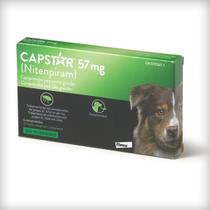 Capstar 57 mg Elanco para Cães acima de 11,4 Kg até 57 Kg - 6 Comprimidos