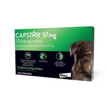 Capstar Antipulgas Elanco para Cães 11,5Kg 57mg 6 Comprimidos