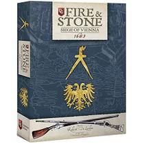 Capstone Games Fire & Stone: Cerco de Viena 1683 - Jogo de tabuleiro histórico,, Idades 14+, 2 jogadores, 60 min