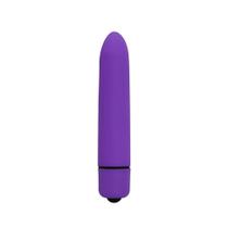 Cápsula Bullet Aveludada 8,5 x 1,5 cm 10 Vel (Lilás)