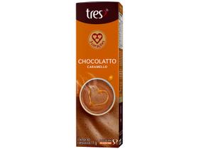 Cápsula Chocolatto Caramello TRES 3 Corações - 10 Cápsulas
