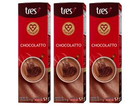 Cápsula Chocolatto TRES 3 Corações 30 Cápsulas