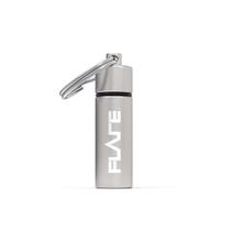 Cápsula de Áudio FLARE AUDIO Prata à Prova de Água com Chaveiro