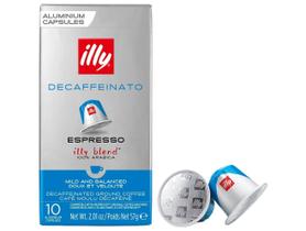 Cápsula de Café Descafeinado Illy 100% Arábica Caixa com 10 Cápsulas Cápsula de Café Descafeinado Illy 100% Arábica Caixa com 10 Cápsulas
