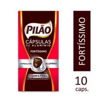 Cápsula de café espresso 10 Fortíssimo com 10 unidades - Pilão