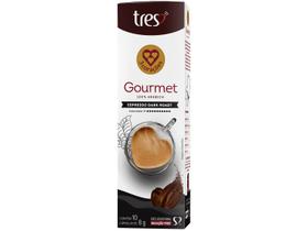 Cápsula de Café Espresso Dark Roast 3 Corações Arábica 10 Cápsulas