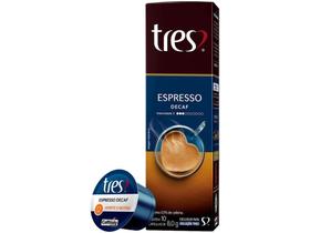 Cápsula de Café Espresso Decaf TRES 3 Corações - 10 Cápsulas