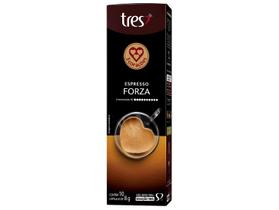 Cápsula de Café Espresso Forza TRES 3 Corações - 10 Cápsulas