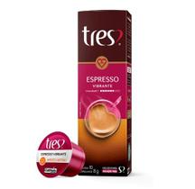 Cápsula de Café Espresso Vibrante TRES 3 Corações 10und Cápsula de Café Espresso Vibrante TRES 3 Corações 10und